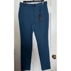 Greyson Men’s 30/32 Sequoia Trouser Storm Blue Slim Fit Stretch Golf Pants NEW